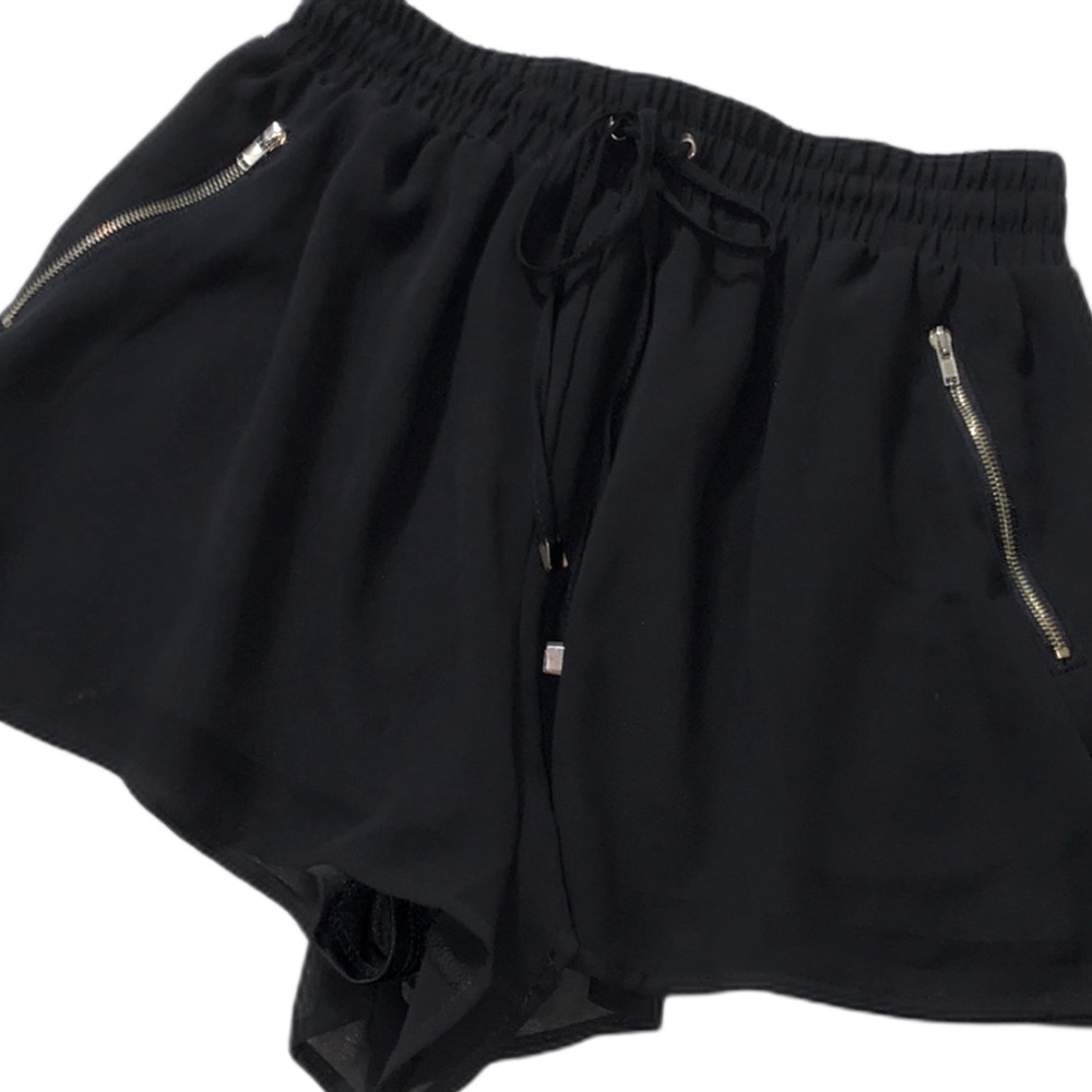 ##51 Addie Flowy Fully Lined Shorts W/ Drawstring & Big FUNCTIONAL POCKETS! •